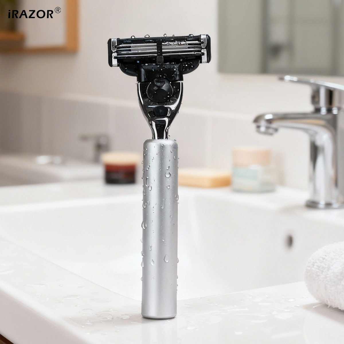 Men'S Grooming Blade - IRAZOR Klassieke mannen Baard Scheren Scheermes