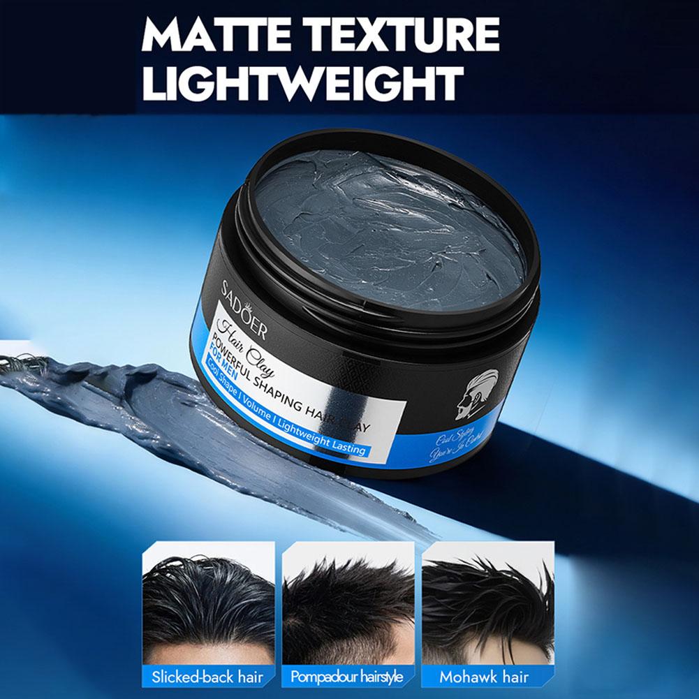 Pomade Hair Clay - Haarstylingklei voor mannen, sterke hold, matte