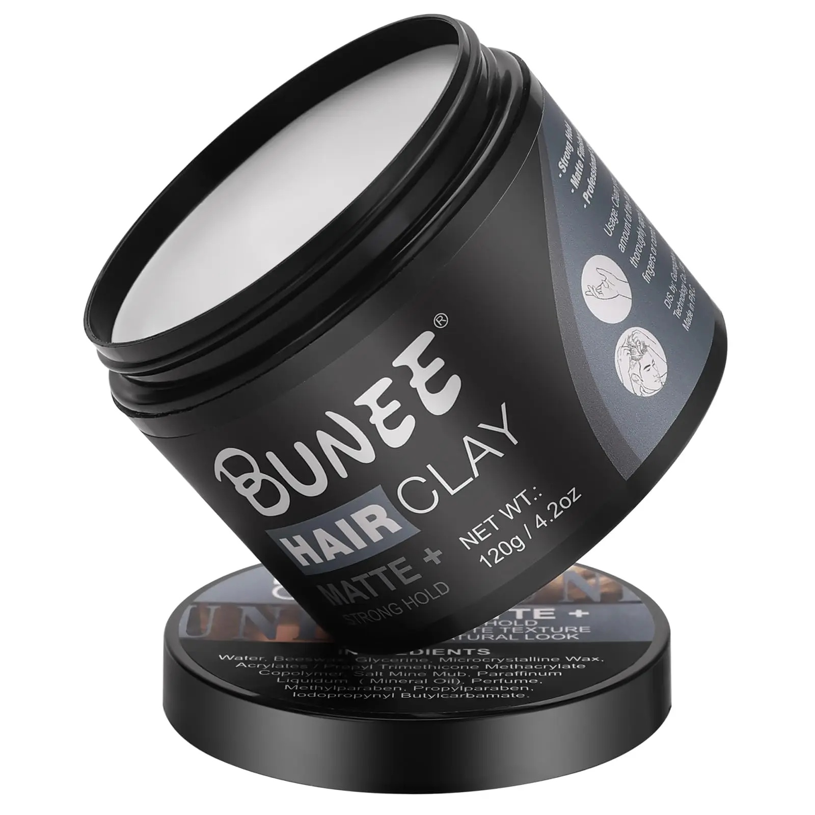 Pomade Hair Clay - Matte afwerking haarpasta voor mannen Waterbasis
