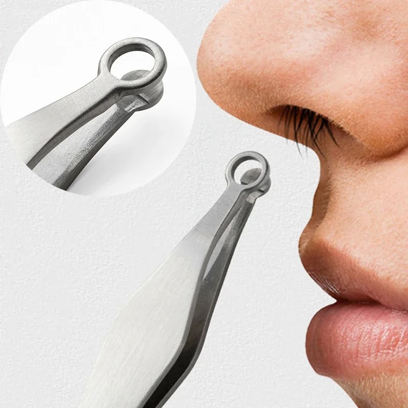 Men'S Grooming Eyebrow Trimming - Professionele roestvrijstalen neushaartrimmende pincet Wenkbrauwschaar Knippen