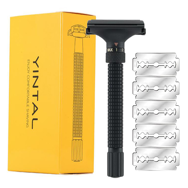 Men'S Grooming Blade - Verstelbaar precisie-scheermes voor heren - Dubbele