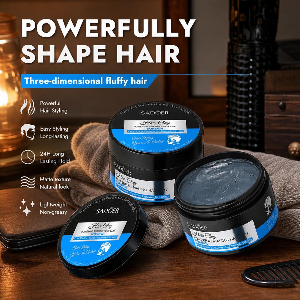 Matte haarstyling klei, sterke - Pomade Hair Clay recensie en prijs