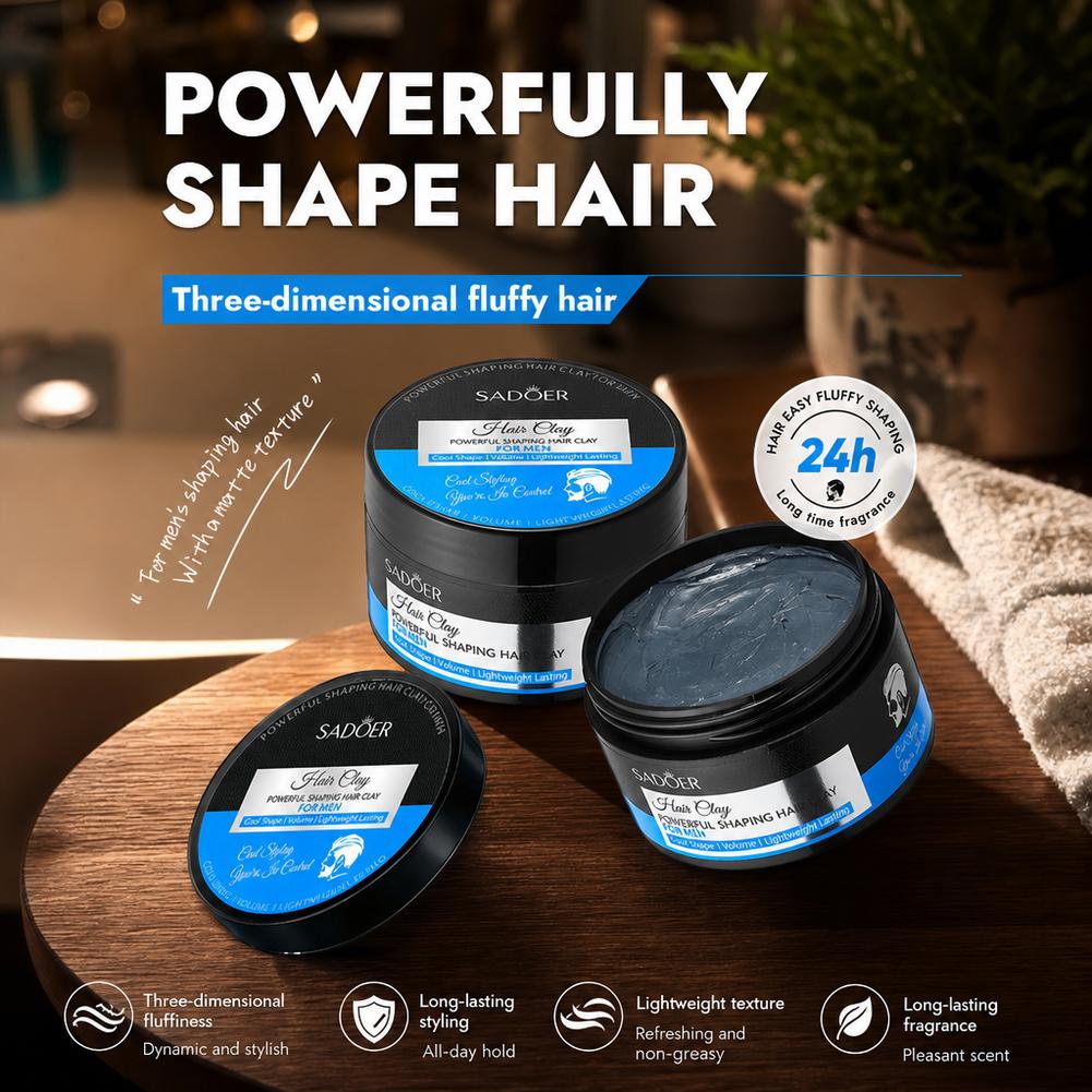Matte haarstyling klei, sterke - Pomade Hair Clay recensie en prijs