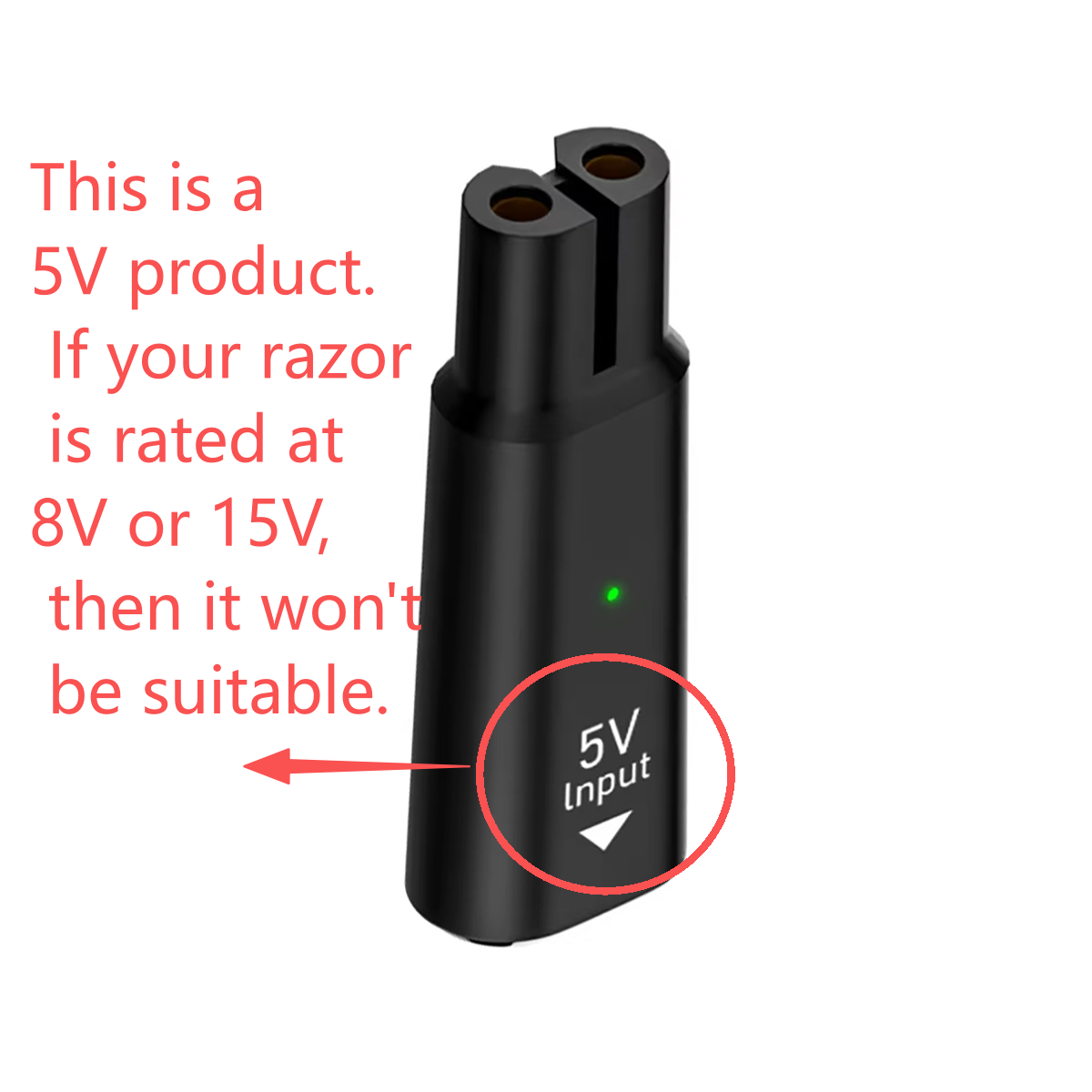 5V 15V USB Type C Oplaadadapte - Men'S Grooming Razor recensie en prijs