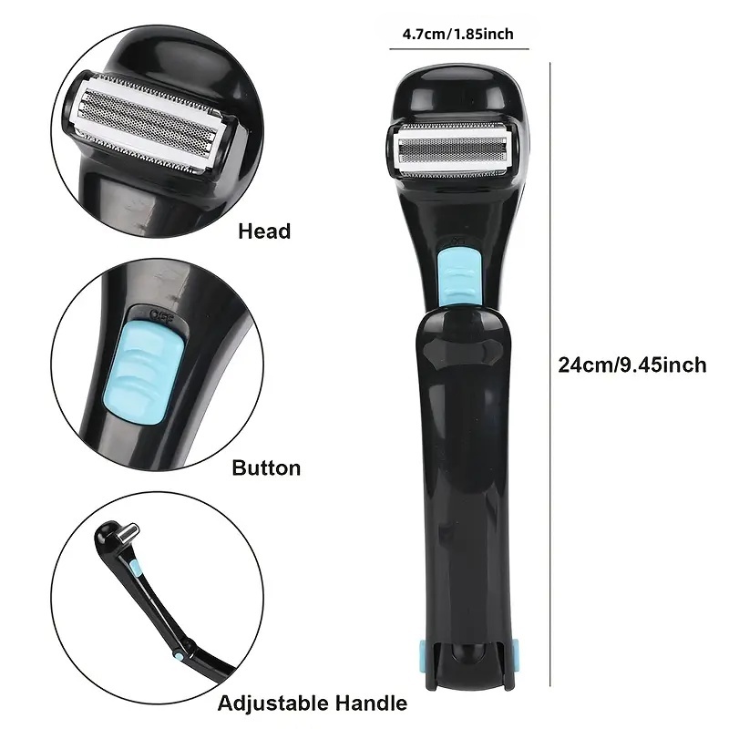 Oplaadbaar elektrisch rugschee - Men'S Grooming Blade recensie en prijs