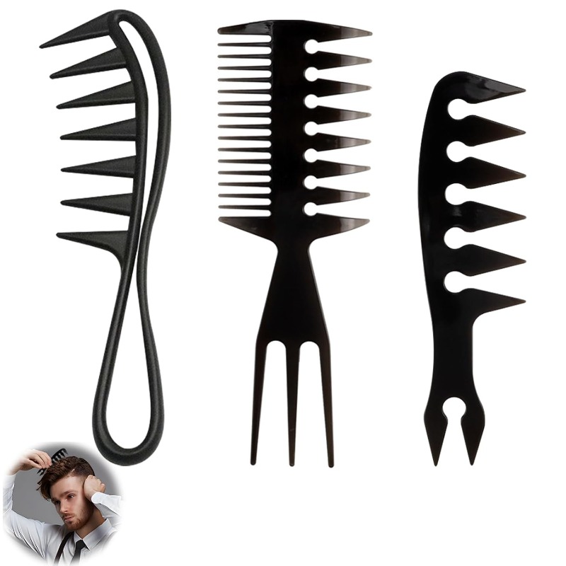 1/3 stuks brede tandkam – prof - Men'S Grooming Hairstyles recensie en prijs